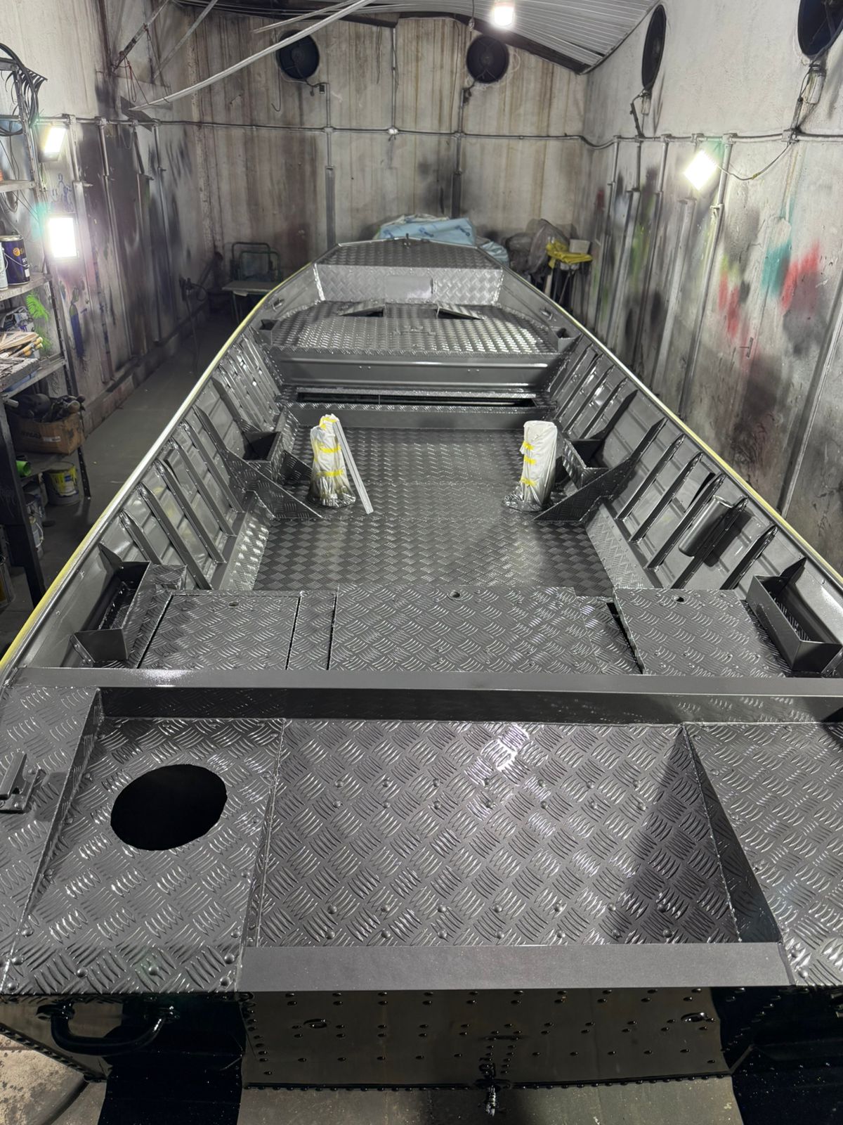 Barco pronto para entrega